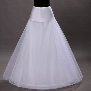 <span class=keywords><strong>Jupon</strong></span> de robe de mariée taille haute, effet ventre plat, à cerceau unique, double couche de <span class=keywords><strong>tulle</strong></span> <span class=keywords><strong>blanc</strong></span> - Product Image 4