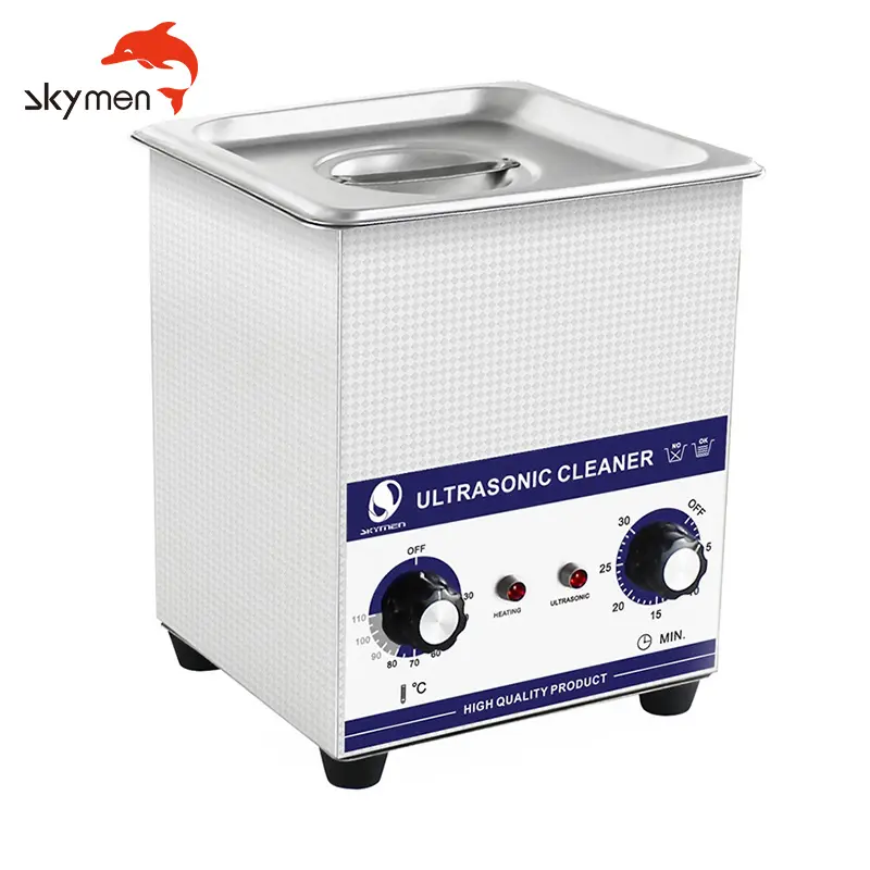 Skymen 2l Ultrasone Kunstgebit Reiniger Jp-010 Voor Huishouden, Glas/Kommen/Schalen/Lepels/Mes Multifunctionele Ultrasone Reiniger