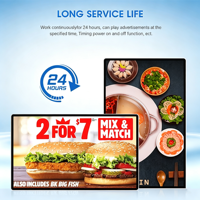 AWSTOUCH Pantalla LCD Digital de Señalización para Colgar en la Pared de 22-100 Pulgadas, Pantalla Publicitaria 4K, Compatible con OEM ODM, Carcasa y Software Personalizados