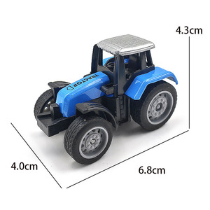 <span class=keywords><strong>Giocattoli</strong></span> da gioco per auto Farm Farm Car in metallo con portachiavi, <span class=keywords><strong>giocattoli</strong></span> Souvenir in lega giocattolo per <span class=keywords><strong>trattore</strong></span> - Product Image 2