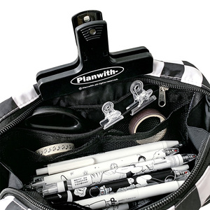 <span class=keywords><strong>Astuccio</strong></span> a Scacchi Bianco e Nero Grande Capacità, Borsa Porta Cancelleria per Studenti, <span class=keywords><strong>Astuccio</strong></span> Portatile <span class=keywords><strong>con</strong></span> Cerniera e Tracolla per la Scuola - Product Image 6