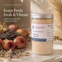 SHUOYUAN Gel de silice 0,3-0,8 mm (pureté 98%) pour la séchage des fleurs préservées et éternelles