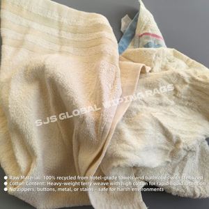 Paños de Limpieza de Algodón Puro de Color Duradero, Mayor Durabilidad para Limpieza en Talleres de Fabricación y Mantenimiento - Product Image 4