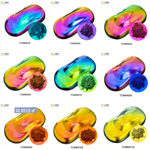 <span class=keywords><strong>Pigment</strong></span> Mica Vert Doré Caméléon Oxyde de Fer pour Revêtement Automobile Effet Hyper-Changement de Couleur Taille de Particule 30-100UM TCOWO - Product Image 5