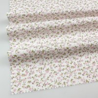 Tissu en popeline de coton 100% doux pour robe florale, tissu textile pour vêtements pour femmes