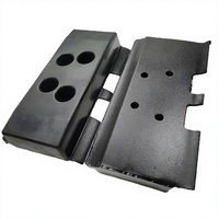 Plaquettes de chenilles en caoutchouc MOVIL 280x150mm avec garantie d'un an pour les équipements de construction et de chargement industriels