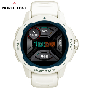NORTH EDGE Relógio de esporte inteligente masculino Freqüência cardíaca Pressão Arterial Monitor de oxigênio no sangue Full Touch Screen Wome Watch para Android IOS - Product Image 5