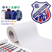 Film TPU 3D de haute qualité, bonne élasticité, durable, effet en relief, impression DTF, impression numérique pour autocollant personnalisé