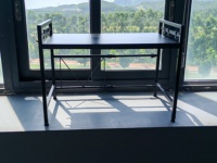 Rak Oven Microwave Logam Dua Lapis, Dapat Diperluas dan Disesuaikan, Rak Penyimpanan untuk Pengatur Meja Dapur, Tugas Berat