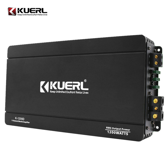 Guangzhou Kuerl Factory Competition High Power Stereo Amplifier Class D 1 Channel Car Power Amplifier