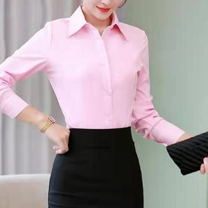 Camisa de Trabajo de Manga Larga, Corte Entallado, Nueva Colección Primavera/Otoño, Uniforme de Trabajo, Atuendo Profesional, Blusa de Moda para Mujer - Product Image 3