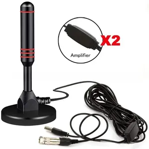 <span class=keywords><strong>Antenne</strong></span> <span class=keywords><strong>TV</strong></span> numérique HD 4K 1080P avec amplificateur, réception longue portée 250+ milles, <span class=keywords><strong>antenne</strong></span> HDTV intérieure/<span class=keywords><strong>extérieure</strong></span> avec base magnétique - Product Image 2