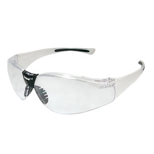 Lunettes de sécurité industrielles les plus vendues, conformes à la norme ANSI Z87.1, avec verre monobloc transparent, plaquettes nasales souples en TPR et branches antidérapantes - Product Image 3