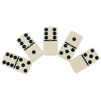 Personnalisé de haute Qualité Boîte En Bois Mini IVOIRE D'urée Table Jeu Domino Blocs Ensemble
