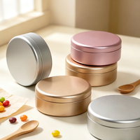 Boîte en métal vide de qualité alimentaire, écologique, avec logo personnalisé, pour bonbons, chocolats, gâteaux, emballage cadeau pour festivals et anniversaires, vente en gros