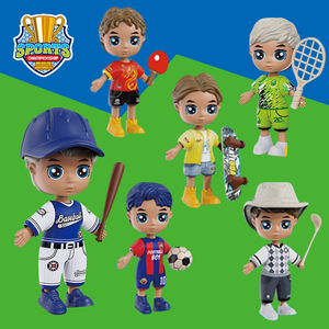 Muñecos de Niño con Temática Deportiva, Miniatura, con Accesorios, Lindos Figuritos, Juego de Imitación para Niños, Decoración del Hogar, Regalo, Novedad 2025 - Product Image 4
