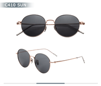 Lunettes de soleil personnalisées, demi-titane, polarisées, durables, confortables, idéales pour les voyages, lunettes de soleil tendance pour hommes, marque de luxe.