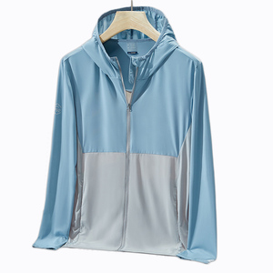 Summer <strong>Sun</strong> Protection Clothing Women Men Anti Ultraviolet Ice Silk Thin Skin Breathable <strong>Sunscreen</strong> Rash <strong>Guard</strong> Jacket Coat - Product Image 4