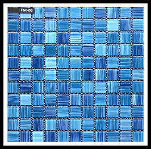 Carreau de mosaïque en verre de cristal de <span class=keywords><strong>peinture</strong></span> à la main avancée pour le prix de tuile de piscine - Product Image 4