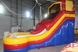 สไลเดอร์น้ำเป่าลมคู่สำหรับเด็ก ขายดี เหมาะสำหรับงานปาร์ตี้เชิงพาณิชย์กลางแจ้งให้เช่า - Product Image 3