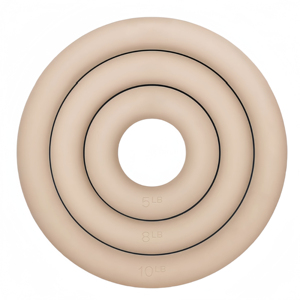 5lb 10lb musculation cercle magique Silicone Logo personnalisé poids libre gymnastique à domicile Fitness Yoga Pilates anneau haltère rond - Product Image 4