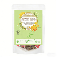 Kräutertee-Pyramidenbeutel, Chrysantheme & Cassia für Augenpflege & Kühlung, Verdauungserleichterung, Großhandel OEM, Direkt ab Werk