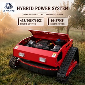 Cortadora de Césped Industrial Autopropulsada a Gasolina de 4 Tiempos, Inalámbrica, con Control Remoto, Motor de 608cc y 1000W de Potencia - Product Image 6
