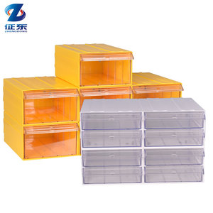 Adjustable Tower 16 Drawers Plastic Drawers Transparent Organizers Large Plastic Drawers
