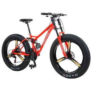 Super large 4.0 grand alliage d'aluminium 21 vitesses frein à disque VTT tout-terrain plage neige avec absorption des chocs pédale ordinaire - Product Image 1