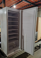 Congélateur solaire 198L, économie d'énergie, refroidissement 12V/220V, porte coulissante, fabrication de glace, panneau solaire, entraînement direct, usage commercial, classe énergétique