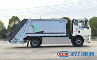 Camion compacteur électrique haute efficacité 18T GVW, camion collecteur de déchets, Euro 6, zéro émission pour l'assainissement urbain