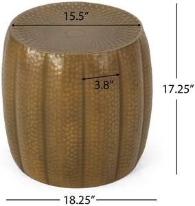 Table basse élégante en métal avec rangement, idéale pour ranger les boissons, sublimer la décoration intérieure et ranger les télécommandes - Product Image 5