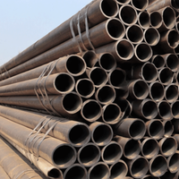 Tube rond en acier noir sans soudure pour équipement d'usine, chaudière, transfert de chaleur, utilisation dans les projets de transport de fluides