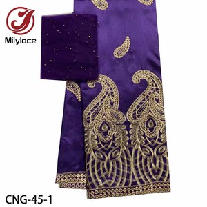 Phi hoa thêu sequin phi George vải ren - Product Image 2