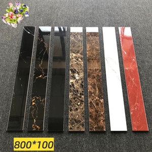 Borde de Cerámica Pulido de 600*12 mm, Revestimiento de Pared Interior, Baldosas para Piso, Antideslizantes, Resistentes a los Ácidos, Diseño Moderno, Acabado Brillante - Product Image 1