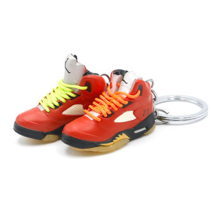 พวงกุญแจรองเท้าบาสเก็ตบอลจำลอง Aj2-12 ของตกแต่งกระเป๋าและเครื่องประดับแขวน  ขั้นต่ำในการสั่งซื้อน้อย - Product Image 4