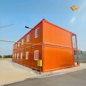 Dortoir Conteneur Préfabriqué à Assemblage Rapide, Logement Modulaire avec Salle de Bain et Éclairage, Maison Conteneur - Product Image 2
