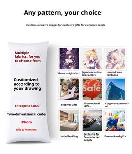 Чехол для подушки-игрушки (боди-пиллоу) 50x160 см с HD-печатью, аниме-дизайн, из мягкого полиэстерового плюша, для любителей аниме и косплея - Product Image 3