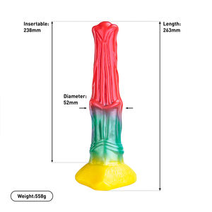 Masturbador Erótico em Forma de Pênis de Cavalo, Dildo de Pênis de Burro para Aumento Anal Posterior, Plug Anal Animal - Product Image 6