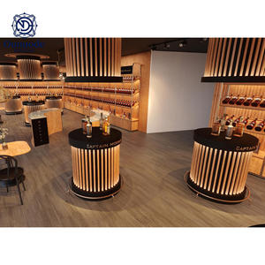 Comptoir de bar personnalisé pour bistro, bar à vin, conception clé en main et aménagement d'usine - Product Image 5