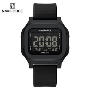 นาฬิกาข้อมือผู้ชาย NAVIFORCE 7137 คุณภาพสูง ดีไซน์สปอร์ต หน้าจอ LCD กันน้ำ 50 เมตร พร้อมฟังก์ชั่นนาฬิกาปลุก จับเวลา ไฟแบ็คไลท์ ตัวเรือนทรงเหลี่ยม ดีไซน์โดดเด่น - Product Image 1