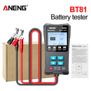 เครื่องตรวจแบตเตอรี่รถยนต์ BT81 12V24V ตรวจสอบความจุ อายุการใช้งาน ความต้านทานภายใน และแรงดันไฟฟ้า - Product Image 2
