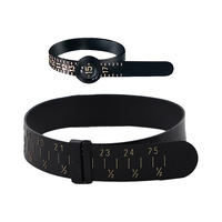 Outil de mesure de bijoux PE 15-25 règle de mesure de bracelet avec loupe règle d'anneau de taille américaine pour la mesure
