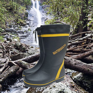 Bottes en caoutchouc unisexes résistantes à l'huile et antidérapantes, doublure en feutre doux, semelle intérieure en EVA, imperméables, pour l'hiver et l'automne, pour l'extérieur - Product Image 2