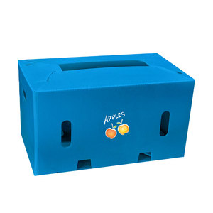 Tái chế PP nhựa trái cây đóng gói Hộp gấp PP sóng không thấm nước Stackable Rau lưu trữ chọn bin - Product Image 3