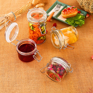 <span class=keywords><strong>Kilner</strong></span> 150-3800ml en Stock, tarro superior con Clip redondo, botella de almacenamiento de cocina transparente para alimentos, tipo más delgado, hermético, redondo, con Clip de cristal - Product Image 5