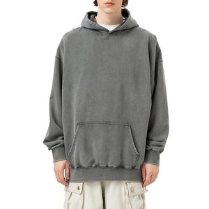 Sudadera con Capucha Unisex de Corte Regular, Informal, de Poliéster/Algodón Transpirable, Mangas Largas, Lavado Enzimático, para Otoño, ODM - Product Image 4