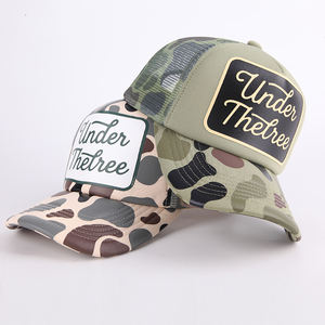 Custom 5 pannello Pre curvo tesa maglia camionista cappello, logo ricamato in schiuma tappi camionista - Product Image 5