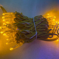 Guirlande lumineuse LED extérieure IP65 pour Noël, 5M/10M/20M, 100 LED, 220V, RGB, garantie 2 ans, fil en caoutchouc durable pour arbres, Saint-Valentin