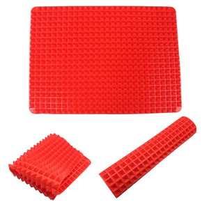 Ustensiles de cuisson : Tapis de cuisson multifonctionnel en silicone de qualité alimentaire pour barbecue et pizza, en forme de cône surélevé, écologique, compatible lave-vaisselle et four - Product Image 2